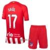 Camisola + Calções Atlético Madrid Saul 17 Criança Equipamento 1ª 23/24